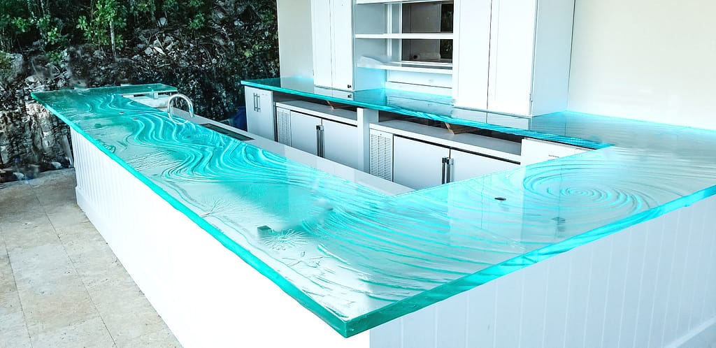 Glass countertop sequence