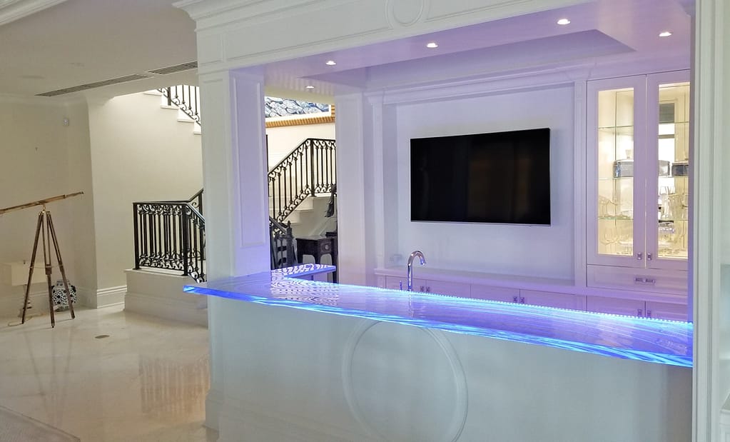  Glass Countertop with LED's