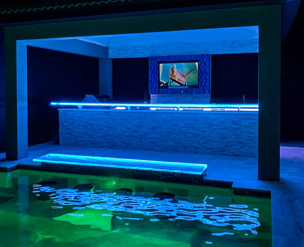 swim up pool bar home design ideas